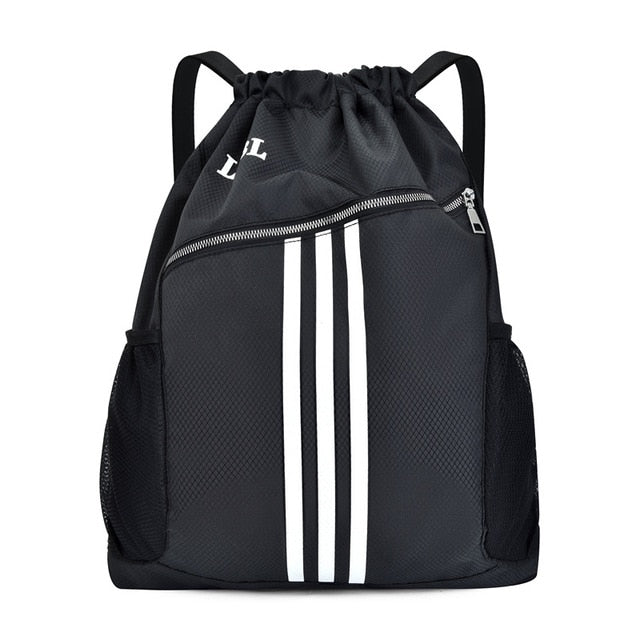 Esportes ao ar livre ginásio saco de basquete mochila para treinamento fim de semana bolsas grandes mulheres fitness feminino viagem yoga cordão saco dos homens