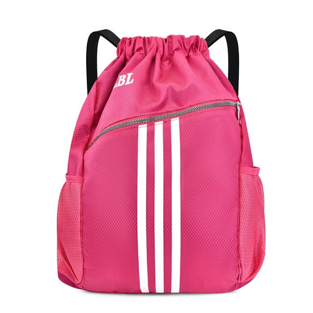 Esportes ao ar livre ginásio saco de basquete mochila para treinamento fim de semana bolsas grandes mulheres fitness feminino viagem yoga cordão saco dos homens