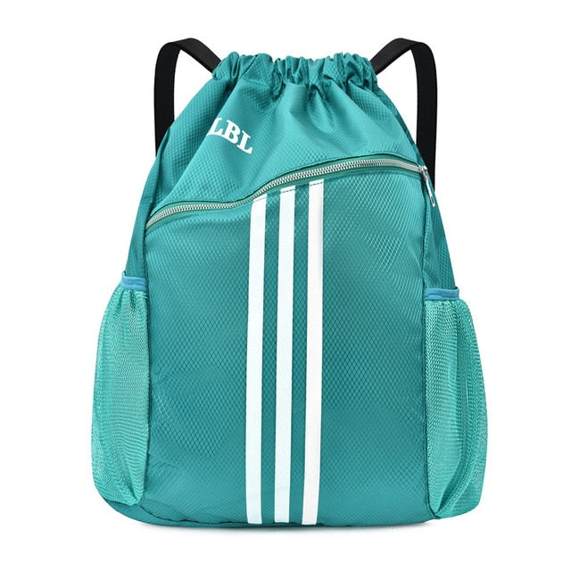 Esportes ao ar livre ginásio saco de basquete mochila para treinamento fim de semana bolsas grandes mulheres fitness feminino viagem yoga cordão saco dos homens