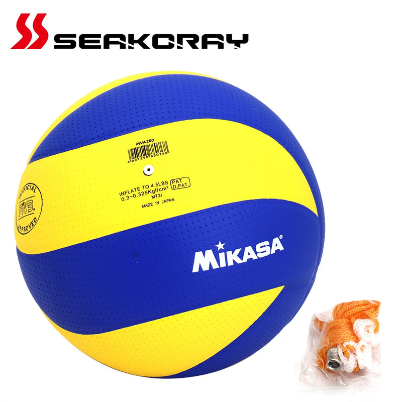 Bolas de vôlei Tamanho 5 PU Soft Touch Voleibol Jogo oficial MVA200W/V330W Bola de jogo indoor Bola de treinamento vóleibol