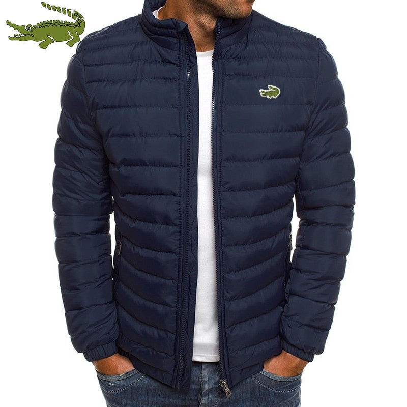 Jaqueta Inverno Quente masculino packable jaqueta leve para baixo cheio bolha jaqueta de esqui acolchoado mais grosso