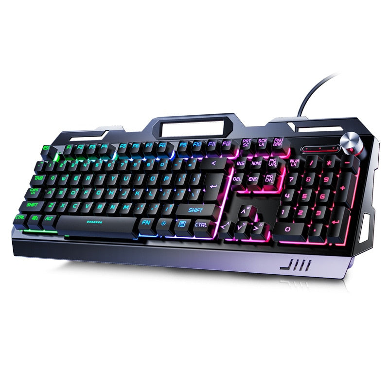 Teclado para Gamers, teclado gamer rgb e mouse para jogo com fone de ouvido backlit usb com fio keyboardfor computador portátil, teclado, 3 em1.